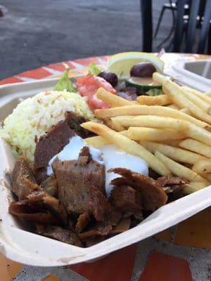 Gyro combo plate