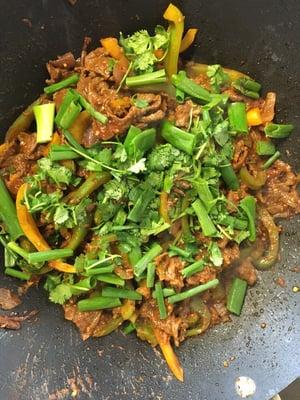 Stir beef fry