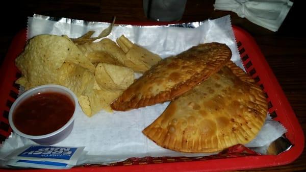 Empanadas...these are so delicious and very unexpected for the location. I order these every time I come here they are that good