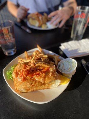 The Famous Hot Lobster Roll Sandwich