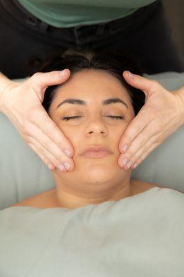 Lymphatic Drainage Facial Massage