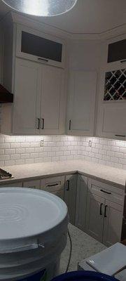 backsplash job