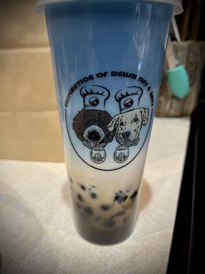 1. Blue Sky Lover Boba Milk Tea