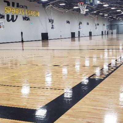 Hardwood courts