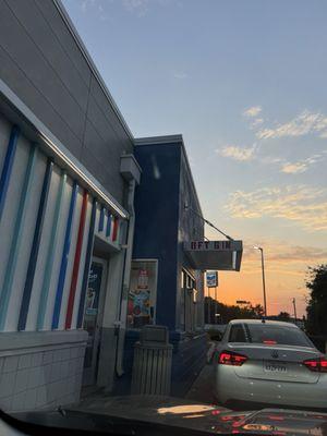 Friday evening- speedy drive thru