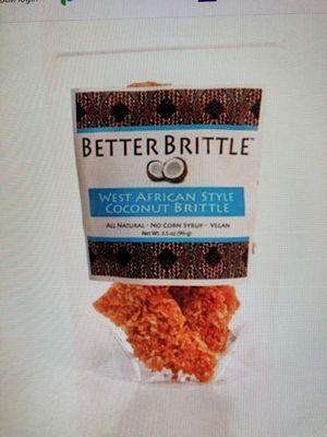 Delicious coconut brittle Get Some!!!