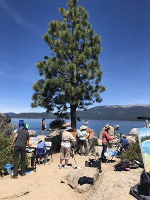 Phyllis Shafer's Plein Air Painting Workshop, Lake Tahoe