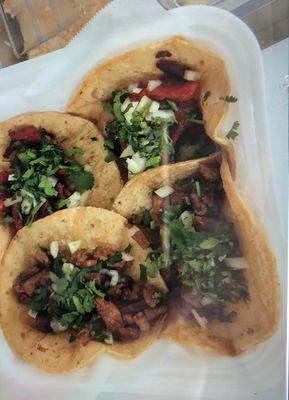 Loco tacos!  Súper good!  Come check them out at the new Loco Bites food truck in Taylors.