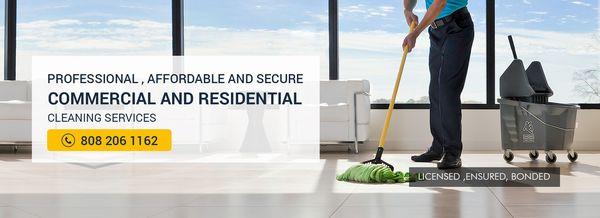 commercial and residential cleaning