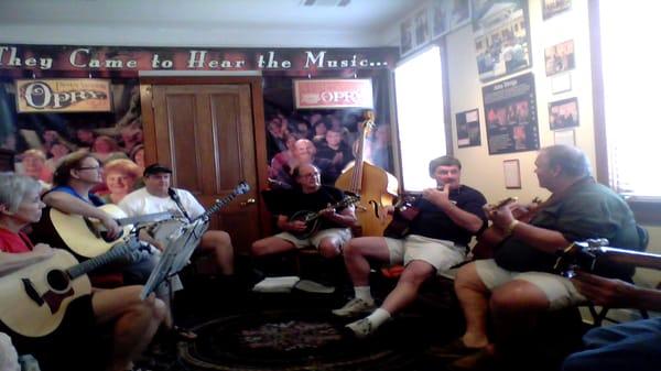 Jam Session at the Abita Springs Town Museum, Sunday afternoon, July 22, 2012