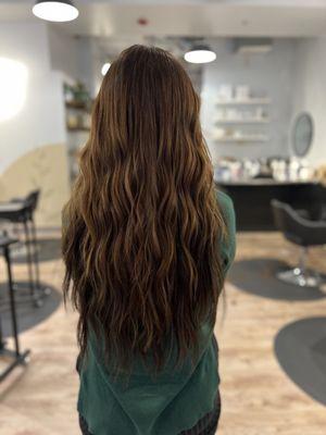 Handtied extensions