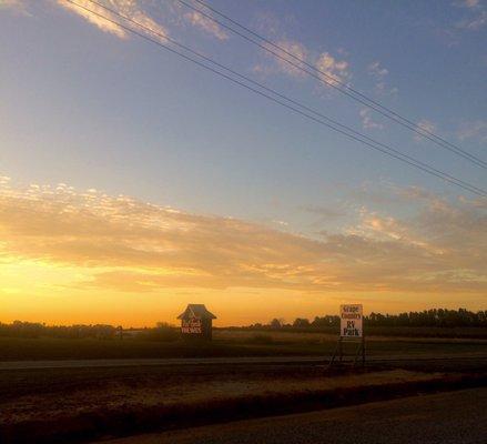 View from RV Park across road