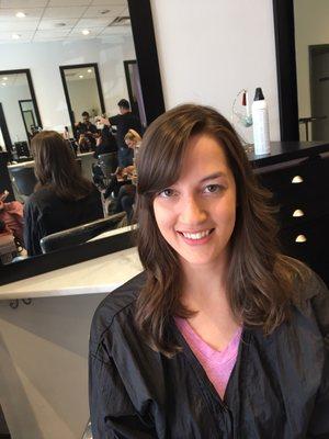 Got my hair cut by Rania and she did a wonderful job!! I will definitely come back here again! Thank you!! I love it!!! ‍