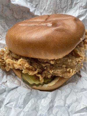 They have a new chicken sandwich. Pretty good, but not as good as Chick-fil-A, or even Popeyes. Better than KFC though.