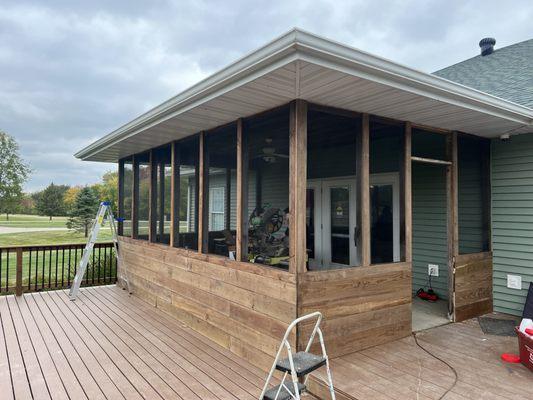 Sunporch, retrofit and remodel