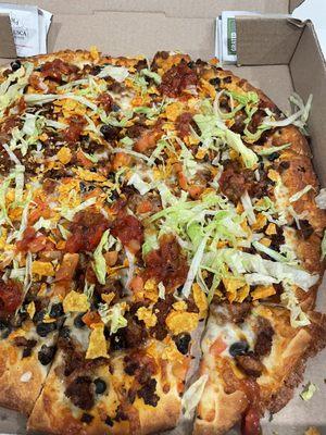 14" Large Taco Pizza