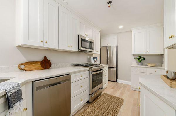 Completed renovation of the kitchen