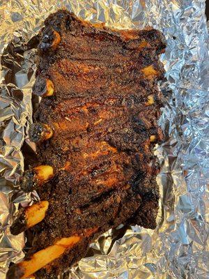 Underside of ribs. Little charred but I tore them up!