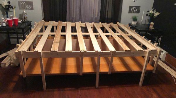 Queen size bed frame