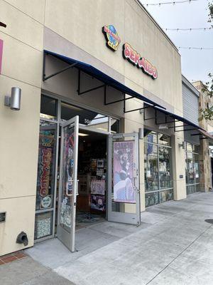 The front of the store.