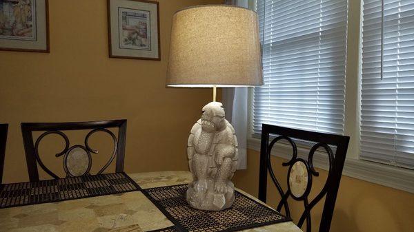 Nearly all of our statues can be made as a lamp.