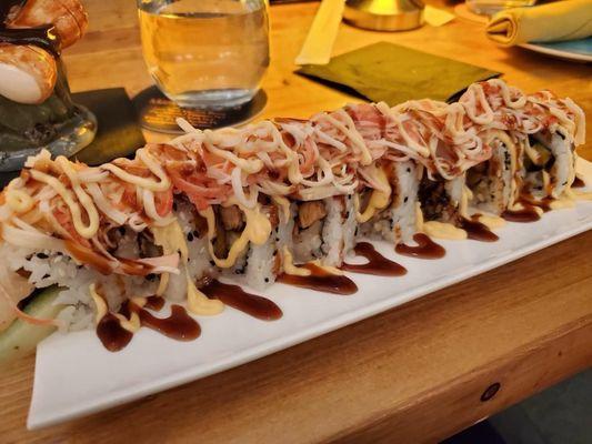 The Waterbury roll - steak and crab!