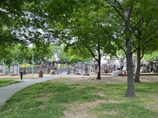 View of Pals Playground from Village Tree Dr