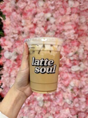 raspberry white chocolate mocha iced latte ($8.50)