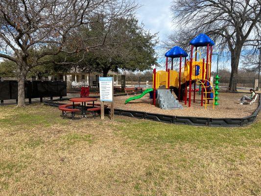 HOA playscape and pool