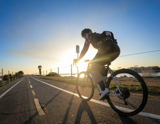 Ride along miles of coastal beach paths on one of our rentals!