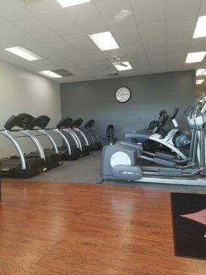 Treadmill/elliptical area