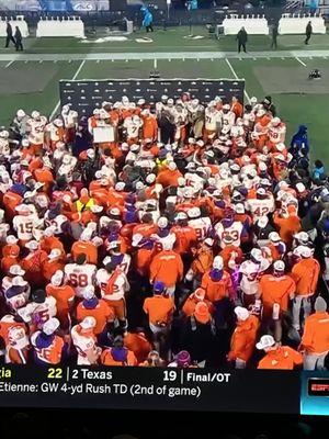 Backed our way in. GO CLEMSON