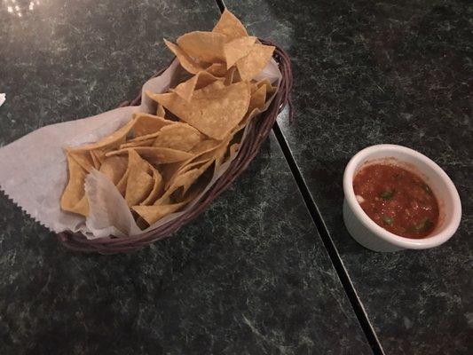 Free chips and salsa