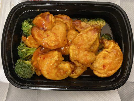 General Tso's Shrimp- Jumbo Shrimp