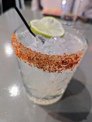 Azotea Margarita on the rocks. $10. Blanco tequila, house curacao, lime, agave.