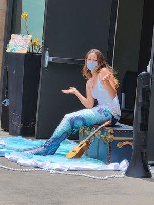 mermaid at the library