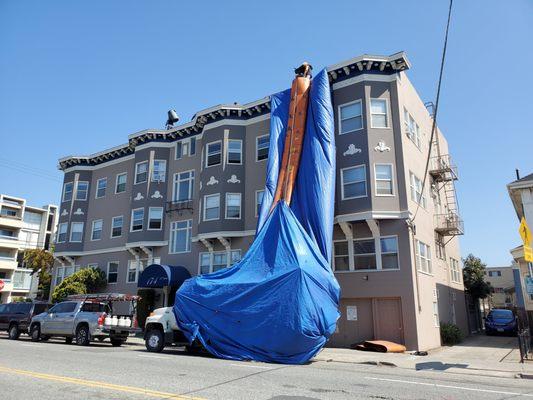 Roof tear-off