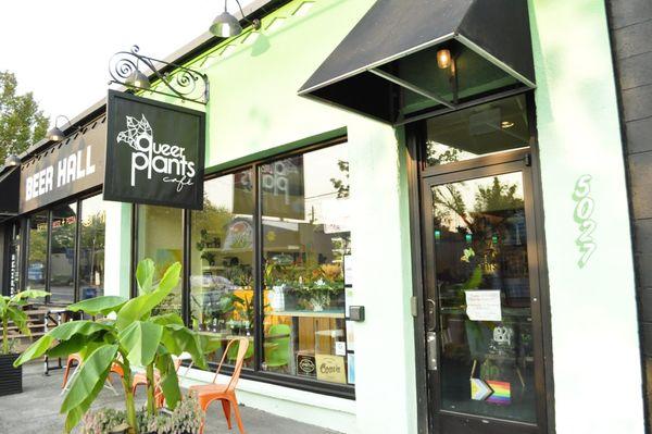 Welcome to 5027 NE 42nd Ave! Home of Queer Plants Cafe!