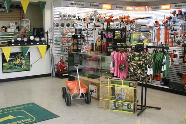 John Deere licensed merchandise like toys, home goods, and safes are available at your Elk Grove Papé Machinery Ag & Turf.