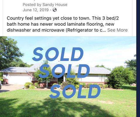 This was a listing that sold this month!