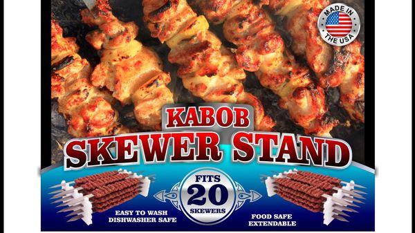 Kabab skewer stand