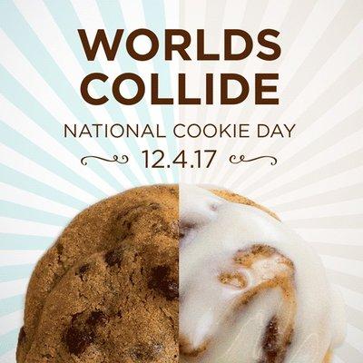 Think outside the Bon. A BonBite baked inside a cookie. Oh my! One Day Only - National Cookie Day 12.4.17