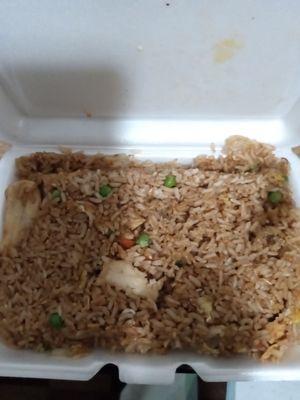 Thai style chicken fried rice