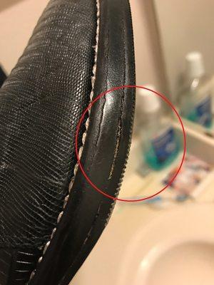 This is how Houston Shoe Hospital do rubber sole saver. And they charge 35 dollar for it.