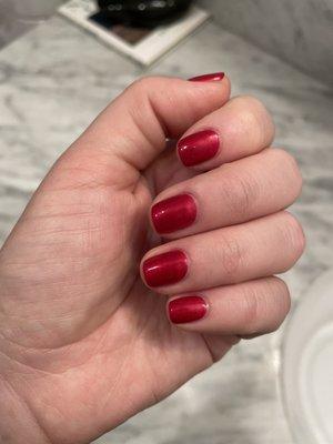 Xmas gel mani