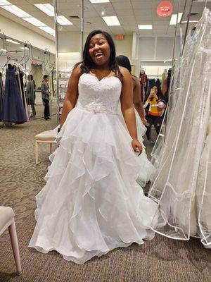 When I bought the dress, Before alterations