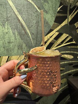 Moscow Mule with Passion Fruit