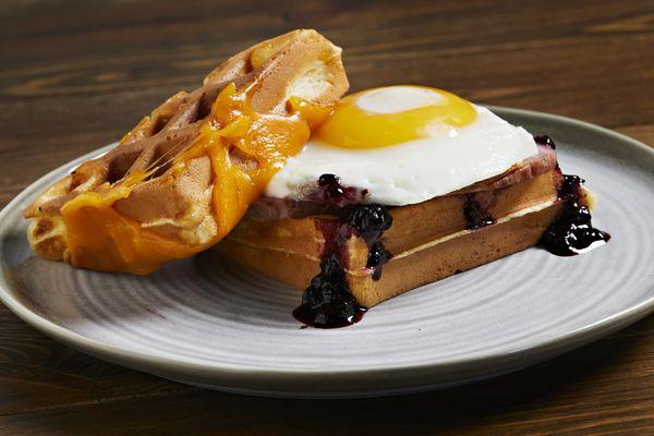 Waffle Breakfast Sandwich