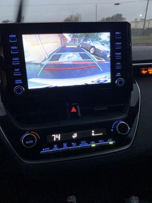 Toyota Corolla Backup Camera