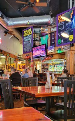 Inside view of the restaurant